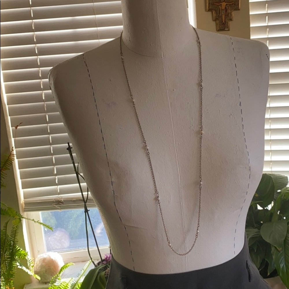 Pearl chain necklace